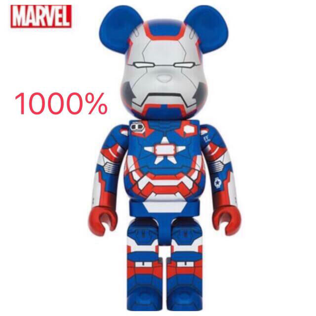 400【5/7発送可能】BE@RBRICK IRON PATRIOT 1000％