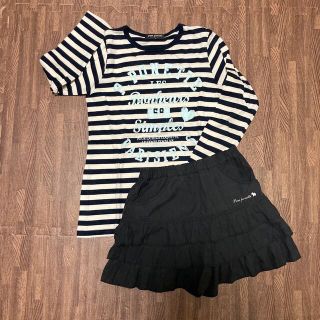 ポンポネット(pom ponette)のポンポネット　上下セット　１４０サイズ(Tシャツ/カットソー)