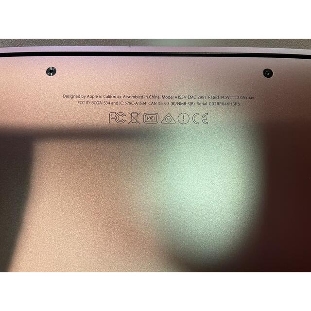 Apple(アップル)のMacBook Retina 12 Early 2016 ジャンク　部品取り スマホ/家電/カメラのPC/タブレット(ノートPC)の商品写真