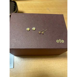 エテ(ete)のd.bot様専用⭐︎ピンクトルマリン ete(ピアス)