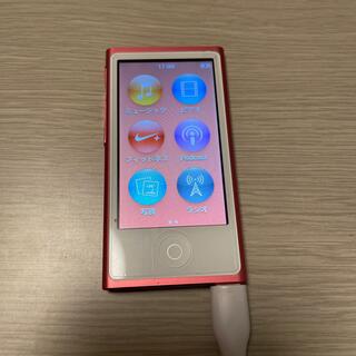 アイポッド(iPod)のiPod nano 7世代 ピンク(ポータブルプレーヤー)