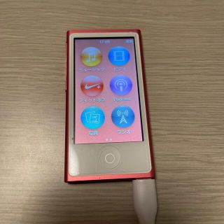 アイポッド(iPod)のiPod nano 7世代 ピンク(ポータブルプレーヤー)