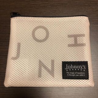 ジャニーズ(Johnny's)のジャニーズ マスクポーチ ベージュ(アイドルグッズ)