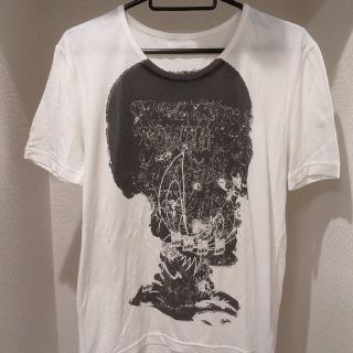 アンドエー(And A)の【最終価格】AndA アンドエー プリント　Tシャツ ホワイト 白(Tシャツ/カットソー(半袖/袖なし))