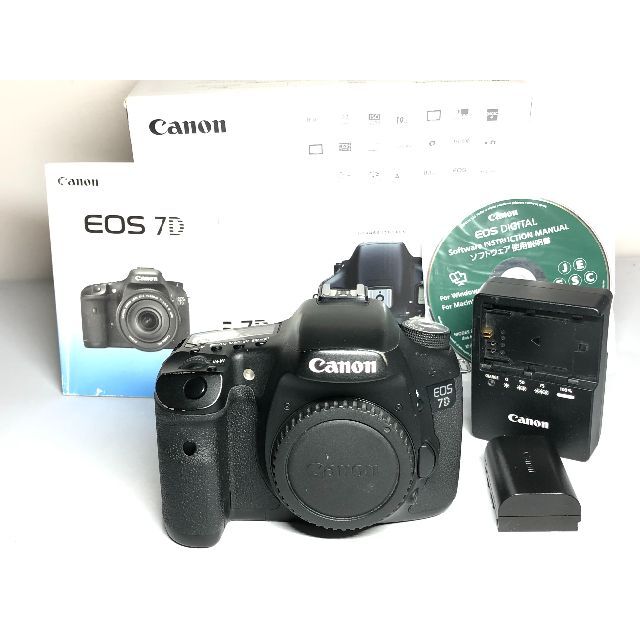 元箱付き キヤノン EOS 7D ボディ付属品