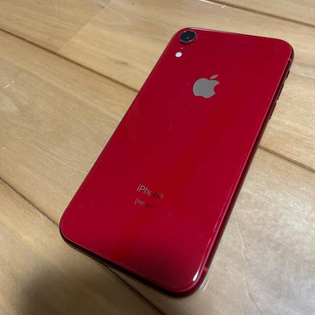 中古　iPhoneXR 64GB レッド スマホ/家電/カメラのスマートフォン/携帯電話(スマートフォン本体)の商品写真