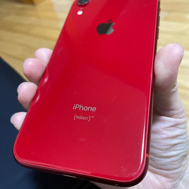 中古　iPhoneXR 64GB レッド スマホ/家電/カメラのスマートフォン/携帯電話(スマートフォン本体)の商品写真