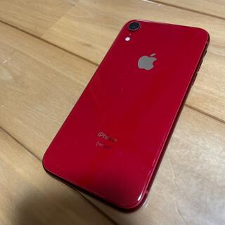 中古　iPhoneXR 64GB レッド(スマートフォン本体)