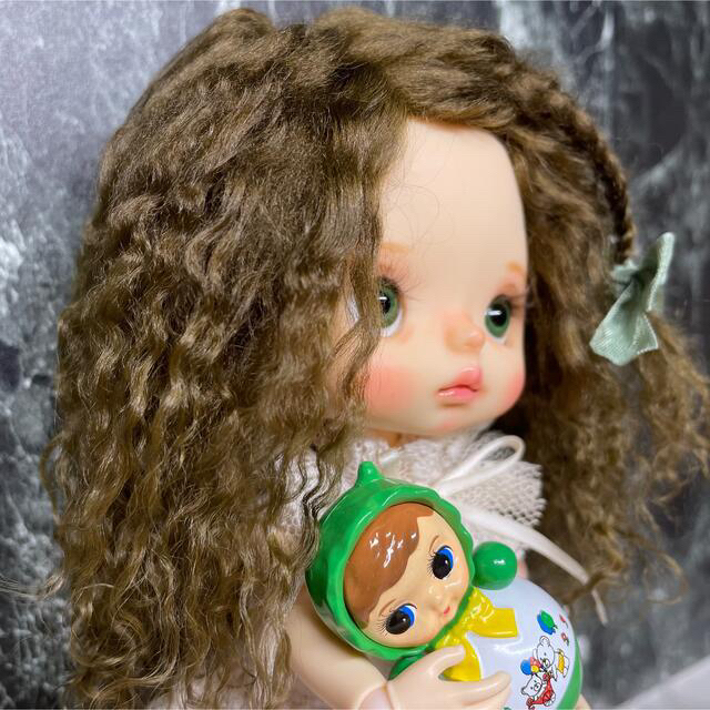 blythe _wm-765オリーブ????チベットラムウィッグ