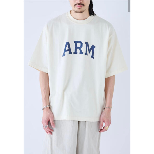 blurhms ROOTSTOCK / Army Tee アイボリー　別注