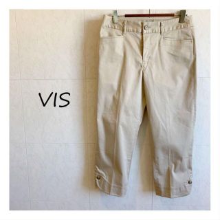 ヴィス(ViS)のビス　ベージュ　クロップドパンツ(クロップドパンツ)