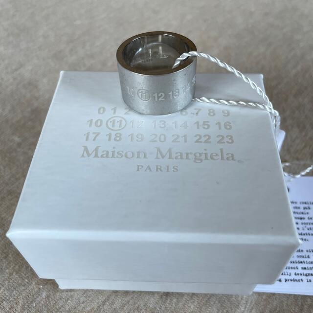 Maison Martin Margiela - S新品 メゾン マルジェラ カレンダーロゴ ⑪ リング ブラッシュ シルバーの通販 by