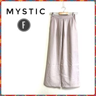 ミスティック(mystic)の【新品未使用】訳あり　mysticレディース　ワイドパンツ　ガウチョ　F グレー(カジュアルパンツ)