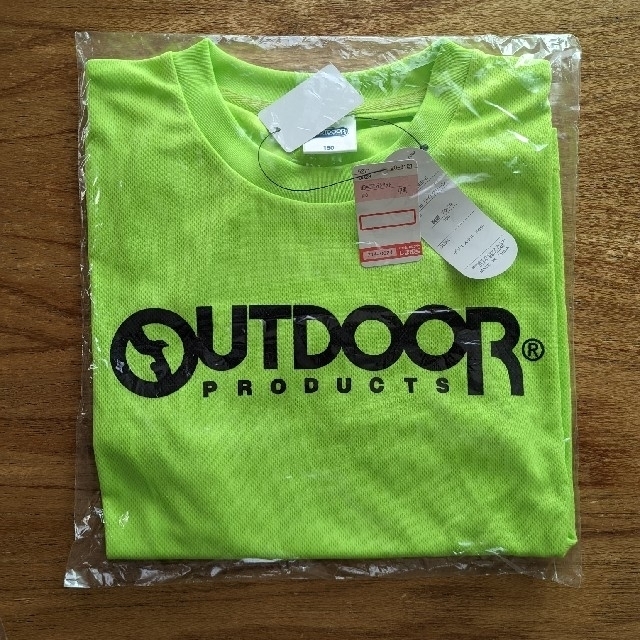 OUTDOOR PRODUCTS(アウトドアプロダクツ)の【新品】OUTDOOR PRODUCTS　男の子Ｔシャツ　ライトグリーン　150 キッズ/ベビー/マタニティのキッズ服男の子用(90cm~)(Tシャツ/カットソー)の商品写真