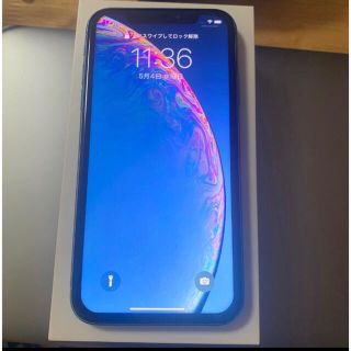 アイフォーン(iPhone)の【けろ様専用】Apple iPhone XR 64GB SIMフリー ブルー(スマートフォン本体)