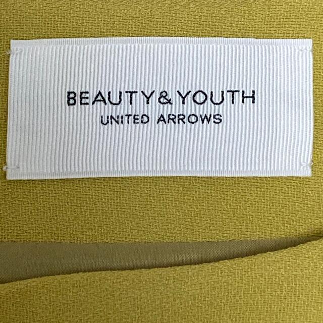 BEAUTY&YOUTH UNITED ARROWS(ビューティアンドユースユナイテッドアローズ)のビューティ&ユース　ジョーゼットラッフルドレス ワンピース レディースのフォーマル/ドレス(ミディアムドレス)の商品写真