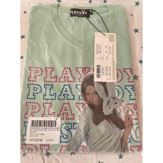 ヒステリックグラマー(HYSTERIC GLAMOUR)のヒステリックグラマーPLAY BOY⭐︎VネックTシャツ(Tシャツ/カットソー(半袖/袖なし))