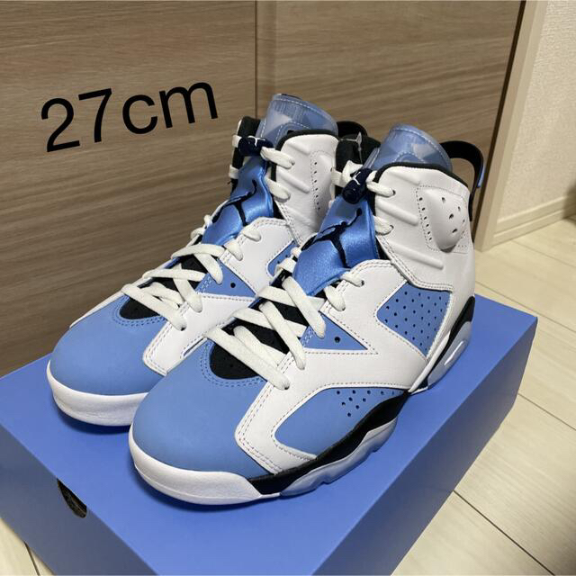 靴/シューズ5NIKE AIR JORDAN6 UNC 27cm 新品！