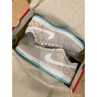 ナイキ(NIKE)のNike Dunk Low "Barber Shop Grey" バーバーグレー(スニーカー)