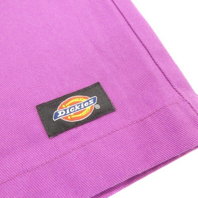 Dickies(ディッキーズ)のディッキーズ ショートパンツ ワークショーツ ハーフ ロゴ 刺繍 紫 38 メンズのパンツ(ショートパンツ)の商品写真