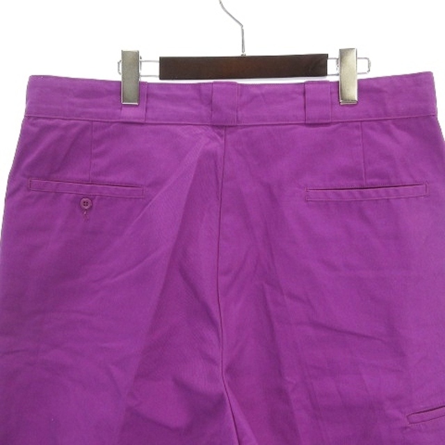 Dickies(ディッキーズ)のディッキーズ ショートパンツ ワークショーツ ハーフ ロゴ 刺繍 紫 38 メンズのパンツ(ショートパンツ)の商品写真