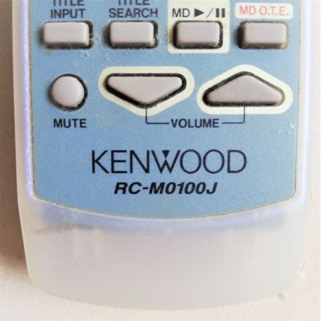 KENWOOD(ケンウッド)のオーディオ用リモコン　オーディオ　リモコン　KENWOOD スマホ/家電/カメラのオーディオ機器(その他)の商品写真