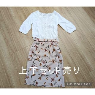 プロポーションボディドレッシング(PROPORTION BODY DRESSING)の上下セット　ブラウス　スカート　美品(ひざ丈スカート)