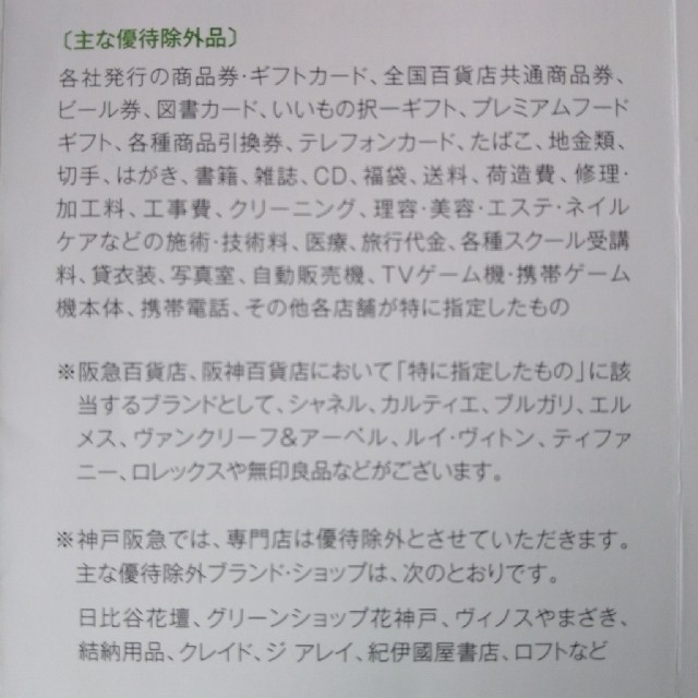 H2O  株主優待券 3枚 チケットの優待券/割引券(ショッピング)の商品写真