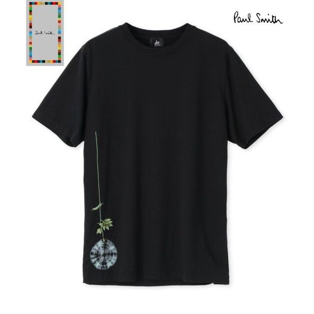 Paul Smith - 新品☆Paul Smith RED EAR フラワー刺繍 Tシャツ☆黒☆M