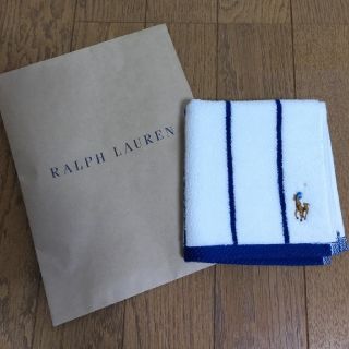 ラルフローレン(Ralph Lauren)の☆ラルフローレン　タオルハンカチ　新品未使用☆(ハンカチ/ポケットチーフ)