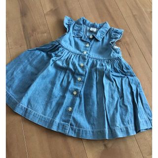 ベビーギャップ(babyGAP)の【値下げしました！美品！】baby GAPワンピース70cm(ワンピース)