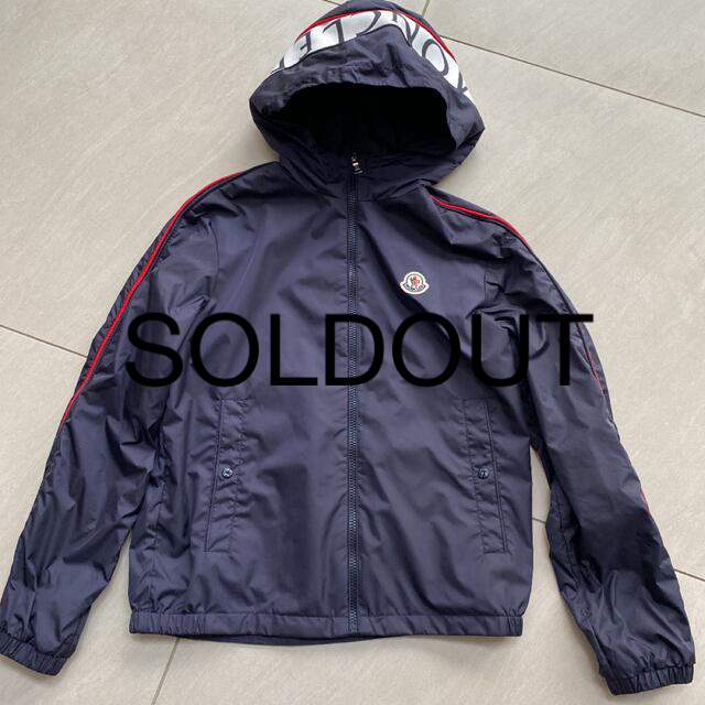 ◆美品◆MONCLER   モンクレール   ロゴパッチ　フーデットジャケット