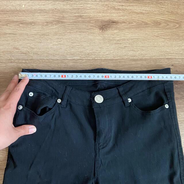 スキニーパンツ　ストレッチ　ブラック　ズボン　スリムパンツ　LL レディースのパンツ(スキニーパンツ)の商品写真