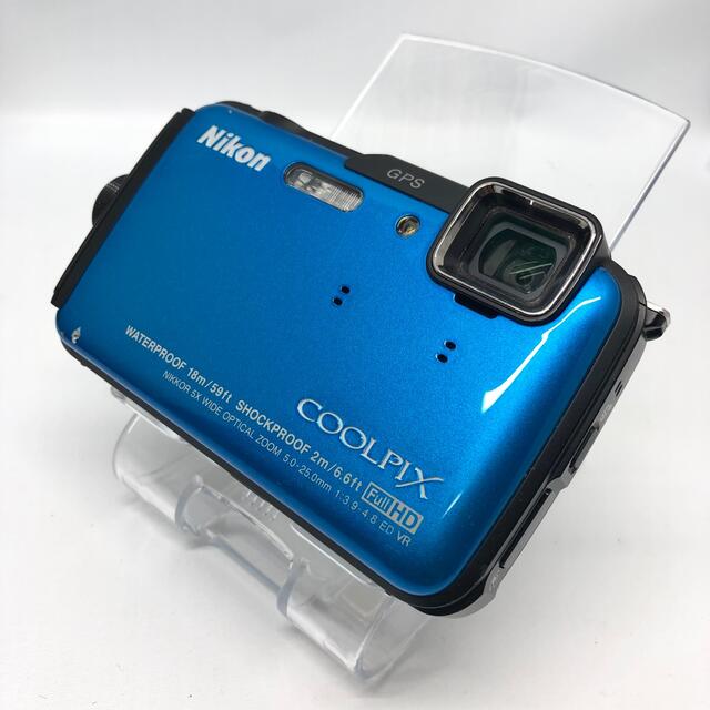 Nikon(ニコン)のNikon デジタルカメラ COOLPIX AW110 防水 マリンブルー スマホ/家電/カメラのカメラ(コンパクトデジタルカメラ)の商品写真