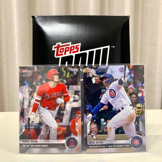 Shohei Ohtani-Seiya Suzuki Card Set of 2 エンタメ/ホビーのトレーディングカード(シングルカード)の商品写真