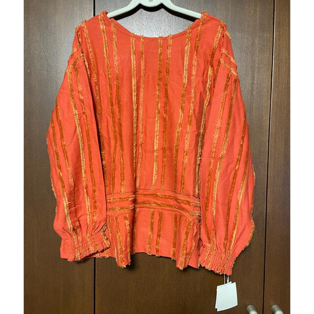 ☆新品☆ネネット フリンジストライプカットソー