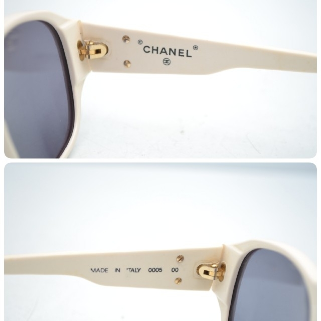 定番低価 CHANEL - CHANEL☆シャネル☆サングラス ココマーク ホワイト