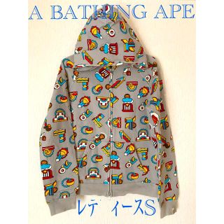 アベイシングエイプ(A BATHING APE)の【A BATHING APE】フルジップパーカー(ﾚﾃﾞｨｰｽS)(パーカー)