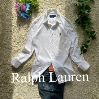ポロラルフローレン(POLO RALPH LAUREN)のラルフローレン　Ralph Lauren  M相当　長袖シャツ　白　ホワイト(シャツ/ブラウス(長袖/七分))