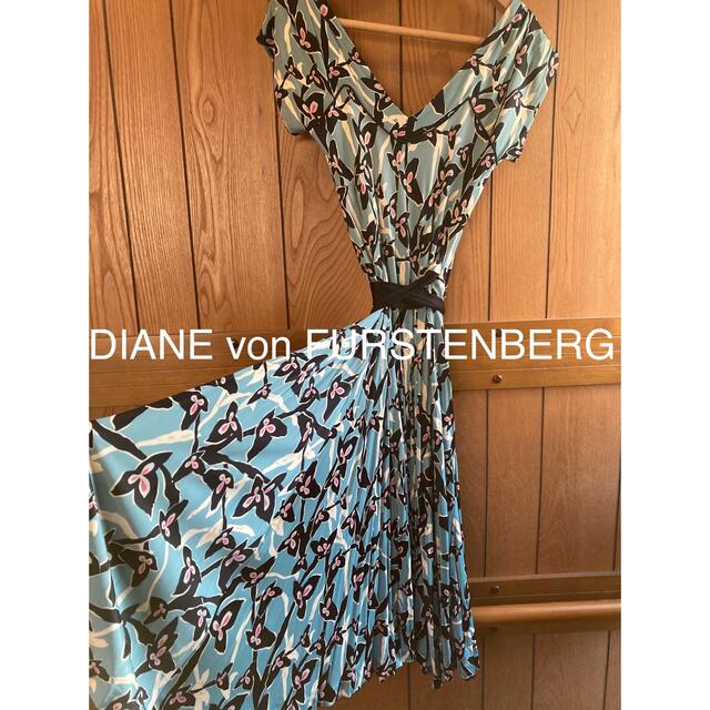 日本撤退‼️DIANE von FURSTENBERG◆シルク100%ワンピース