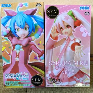 セガ(SEGA)の【2体セット】新品未開封品 SEGA 初音ミク フィギュア SPM 桜ミク(アニメ/ゲーム)