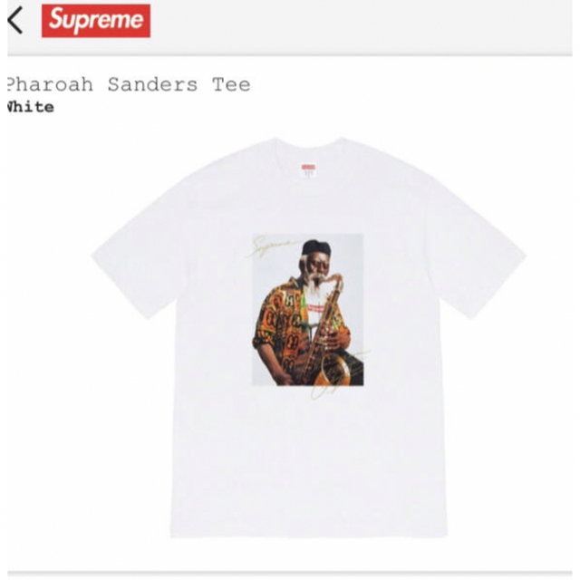 Supreme - 【RIP】Supreme Pharoah Sanders Teeの通販 by kk's shop ...