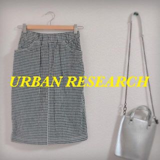 アーバンリサーチ(URBAN RESEARCH)のURBAN RESEARCH ♡チェックタイトスカート(ひざ丈スカート)