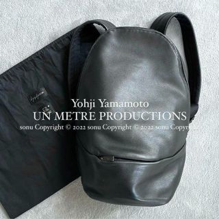 YOHJI YAMAMOTO ヨウジヤマモト 黒 本牛革 レザー リュック レア