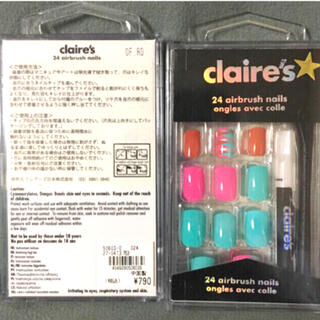 claire's(クレアーズ)のクレアーズ　❤︎ネイルチップ❤︎２点セット コスメ/美容のネイル(つけ爪/ネイルチップ)の商品写真