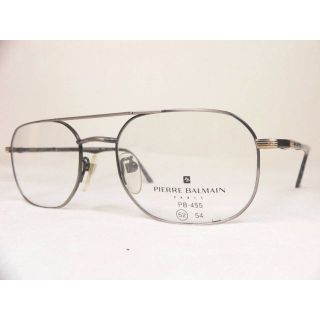 未使用 pierre balmain ツーブリッジ メガネフレーム フランス製