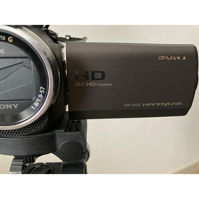 SONY(ソニー)のSONY デジタルHDビデオカメラレコーダー マイク付きHDR-CX680 スマホ/家電/カメラのカメラ(ビデオカメラ)の商品写真
