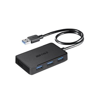 USB3.0 バスパワー 4ポートマグネット付き BSH4U300U3BK(PC周辺機器)