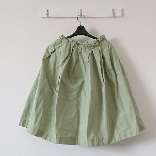 ジルサンダー(Jil Sander)のJIL SANDER NAVY スカート オリーブカラー(ロングスカート)