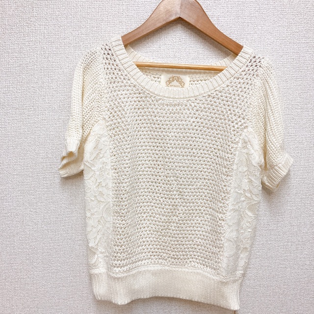 PROPORTION BODY DRESSING(プロポーションボディドレッシング)の7000円→新品☆サマーニット プロポーション レディースのトップス(カットソー(半袖/袖なし))の商品写真